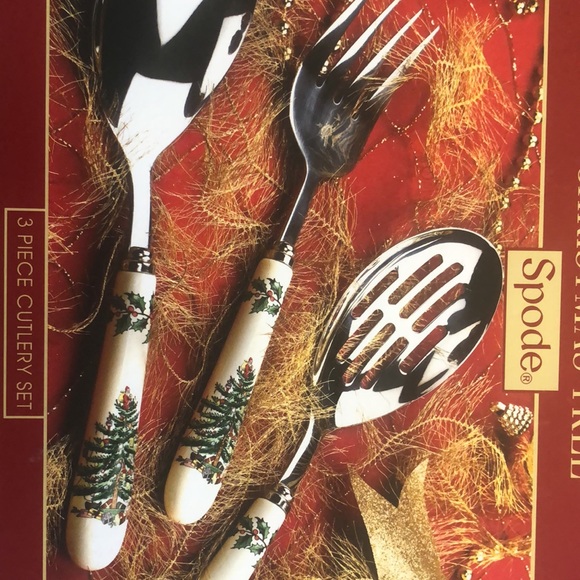 Spode 3pc cutlery set - Picture 2 of 6
